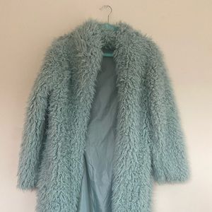 Wild Fable Fuzzy Blue Jacket